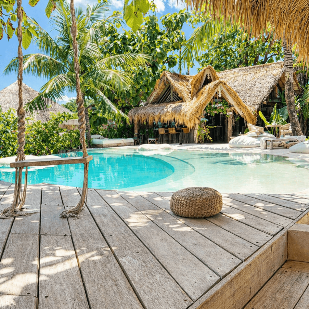 tropical villa